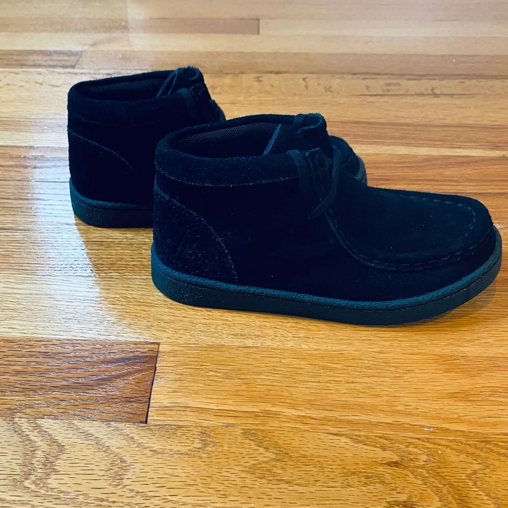 Hush Puppies BLACK slip on moccasins size 12.5